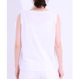 【S-LL/2点セット】涼やかに楽に決まる タンクトップ+編み柄ニット | SHOO・LA・RUE | 詳細画像22
