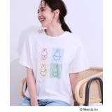 ホワイト(401) | 【miffy】グラフィックTシャツ | SHOO・LA・RUE