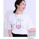 ホワイト(501) | 【miffy】グラフィックTシャツ | SHOO・LA・RUE