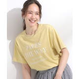 イエロー(031) | 【洗える/S-LL/ひんやり/UV】選べる6柄 プリントTシャツ | SHOO・LA・RUE