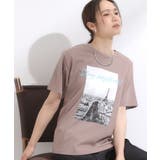 キャメルブラウン(041) | 【洗える/S-LL/ひんやり/UV】選べる6柄 プリントTシャツ | SHOO・LA・RUE