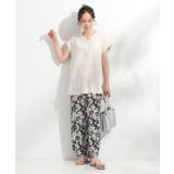 【S-LL】シルエットが変えられる サファリシャツ | SHOO・LA・RUE | 詳細画像5