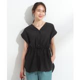 【S-LL】シルエットが変えられる サファリシャツ | SHOO・LA・RUE | 詳細画像10