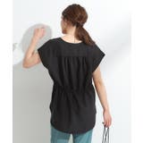 【S-LL】シルエットが変えられる サファリシャツ | SHOO・LA・RUE | 詳細画像11