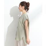 【S-LL】シルエットが変えられる サファリシャツ | SHOO・LA・RUE | 詳細画像15