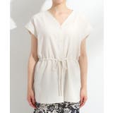 【S-LL】シルエットが変えられる サファリシャツ | SHOO・LA・RUE | 詳細画像25