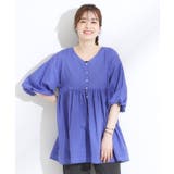 【S-LL】一枚で着映え バルーンスリーブブラウス | SHOO・LA・RUE | 詳細画像5