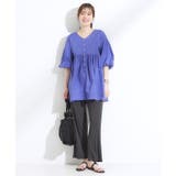 【S-LL】一枚で着映え バルーンスリーブブラウス | SHOO・LA・RUE | 詳細画像7