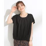 インせず決まる 異素材使い デザイントップス | SHOO・LA・RUE | 詳細画像1 