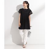 【S-LL】上品華やか お袖レースチュニックトップス | SHOO・LA・RUE | 詳細画像11 