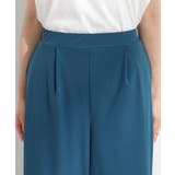 【S-LL/ひんやり】さらさらストレッチ ガウチョパンツ | SHOO・LA・RUE | 詳細画像16 