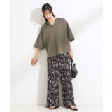 【S LL 洗濯後しわになりにくい】バックギャザーがアクセント | SHOO・LA・RUE | 詳細画像3