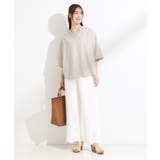 【S LL 洗濯後しわになりにくい】バックギャザーがアクセント | SHOO・LA・RUE | 詳細画像11