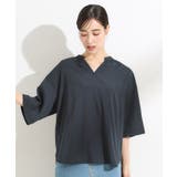 【S LL 洗濯後しわになりにくい】バックギャザーがアクセント | SHOO・LA・RUE | 詳細画像13