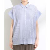 【S-LL】さらシャリコットン 上品なシアー感のデザインシャツ | SHOO・LA・RUE | 詳細画像17