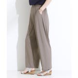 【S-LL/ひんやり/UV】リラクシーな穿き心地 エアリーワイドパンツ | SHOO・LA・RUE | 詳細画像2 