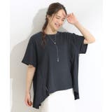 【S-LL/洗える/体型カバー/5分袖】涼しくきれいに決まる Aライントップス | SHOO・LA・RUE | 詳細画像1