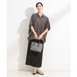 【洗える/S-LL/5分袖】1枚でも羽織としても。さらさらドレープシャツ | SHOO・LA・RUE | 詳細画像3