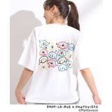 ホワイト(101) | 【パントビスコ／ぺろち】プリントTシャツ | SHOO・LA・RUE