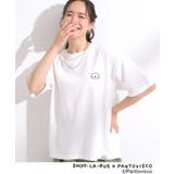 ホワイト(201) | 【パントビスコ／ぺろち】プリントTシャツ | SHOO・LA・RUE