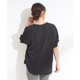 【洗える】お袖のタックがアクセント インせず着られる さらさらドルマントップス | SHOO・LA・RUE | 詳細画像10 
