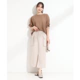 【洗える】お袖のタックがアクセント インせず着られる さらさらドルマントップス | SHOO・LA・RUE | 詳細画像3 