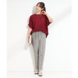 【洗える】お袖のタックがアクセント インせず着られる さらさらドルマントップス | SHOO・LA・RUE | 詳細画像15 