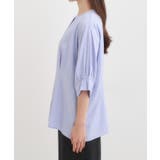 【S-LL/ひんやり】ウエストタックで程よくシェイプ 大人の上品ブラウス | SHOO・LA・RUE | 詳細画像14 