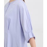 【S-LL/ひんやり】ウエストタックで程よくシェイプ 大人の上品ブラウス | SHOO・LA・RUE | 詳細画像17 