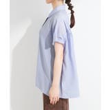 【ひんやり/UV】ほんのりシアーで上品な バックギャザーブラウス | SHOO・LA・RUE | 詳細画像18
