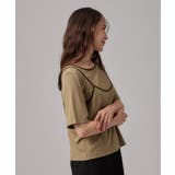 【2点セット】ランダムテレコで細見え 配色使いTシャツ+キャミソール | SHOO・LA・RUE | 詳細画像9