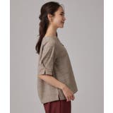 【セットアップ可/S-LL】モールチェックで上品に タックスリーブ ブラウス | SHOO・LA・RUE | 詳細画像18