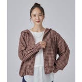 【S-LL/洗濯機可】大人カジュアルに。裾ドロスト フードチェックシャツ | SHOO・LA・RUE | 詳細画像9