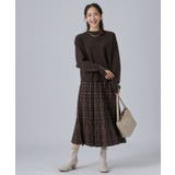 【洗濯機可/S-LL】もちもちで心地よい もちここニットプリーツスカート | SHOO・LA・RUE | 詳細画像43