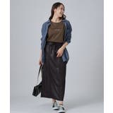【UV/S-LL/洗濯機可】大人上品 ロゴプリントロンT | SHOO・LA・RUE | 詳細画像7