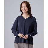【通勤 UV 洗濯後しわになりにくい】お顔周りをすっきり魅せる | SHOO・LA・RUE | 詳細画像1