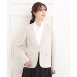 きちんと楽に。カットジョーゼットジャケット | SHOO・LA・RUE | 詳細画像5