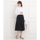 【洗濯機可/着丈選べる】軽やかプリーツスカート | SHOO・LA・RUE | 詳細画像28 