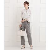 【洗濯機可/S-3L】やわらかなリボンボウタイが魅力 大人の華やかブラウス | SHOO・LA・RUE | 詳細画像8 