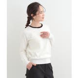 【洗濯機可/S-LL/セットアップ可】シンプルきれい見え クルーネックニット | SHOO・LA・RUE | 詳細画像10 