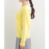 【洗濯機可/S-LL/セットアップ可】シンプルきれい見え クルーネックニット | SHOO・LA・RUE | 詳細画像19 