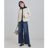 【S-3L】柔らかく軽い ライトツイードジャケット | SHOO・LA・RUE | 詳細画像3 