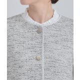 【S-3L】柔らかく軽い ライトツイードジャケット | SHOO・LA・RUE | 詳細画像16 