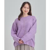 【洗濯機可】選べる8色で色違いも欲しくなる ふんわりゆるニット | SHOO・LA・RUE | 詳細画像25