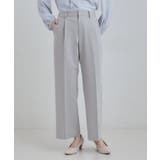 【セットアップ可/S-LL】サラっと軽やか ワイドストレートパンツ | SHOO・LA・RUE | 詳細画像1 