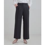 【セットアップ可/S-LL】サラっと軽やか ワイドストレートパンツ | SHOO・LA・RUE | 詳細画像6 