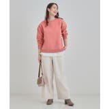 【洗濯機可/S-LL】さらに軽くなった スポンディッシュ裾フェイクトップス | SHOO・LA・RUE | 詳細画像12 