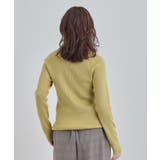 【絶妙なゆるピタ/洗濯機可】ちくちくしにくい リブハイネックやわらかニット | SHOO・LA・RUE | 詳細画像6 