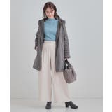 【絶妙なゆるピタ/洗濯機可】ちくちくしにくい リブハイネックやわらかニット | SHOO・LA・RUE | 詳細画像17 