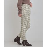 【洗濯機可/S-LL/あったか】すっきり上品に 裏起毛テーパードパンツ | SHOO・LA・RUE | 詳細画像2 